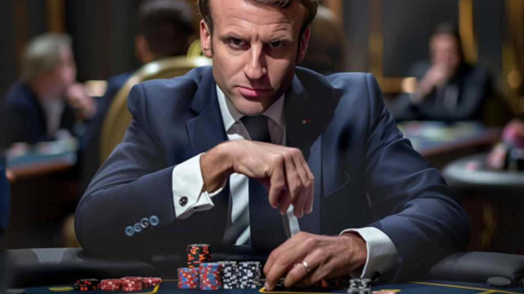 Emmanuel Macron joue t il au poker ?